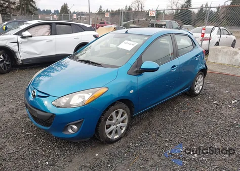 2012 Mazda Mazda2 Touring из США, поврежденный, VIN JM1DE1LZ3C0150384